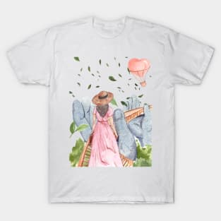 Fairytale Vintage Girl T-Shirt